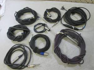(BS) Assorted Microphone Cables ...
