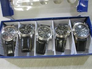 (BSB) Box of 5 Geneva Wrist Watches...