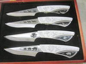 (BSB) 4pc Decorative Knife Set in D...
