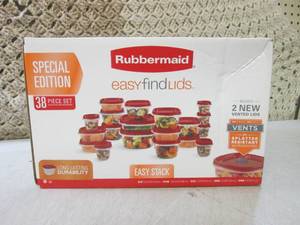 (CSB) 38pc Set Rubbermaid Container...