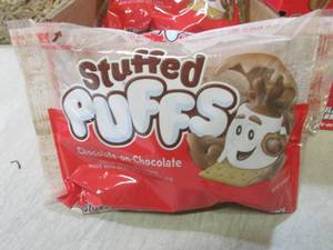 (B-2) 12 Bags Stuffed Puffs Chocola...