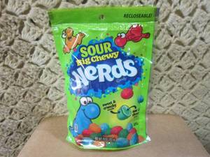 (B-1) 8 Bags Sour Big Chewy Nerds C...