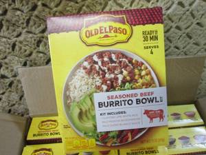 (B-1) Case of 8 Old El Paso Burrito...