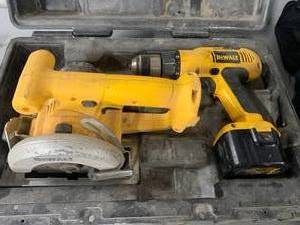 Dewalt Cordless Circular Saw & Drill
