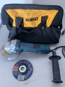 Bosch GW58-45 Grinder & Dewalt Bag