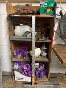 Wood Case with Entire Contents