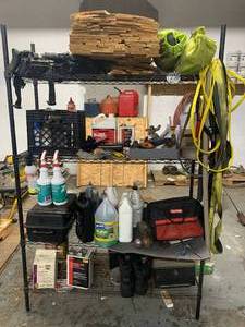 Metal Rack with All Contents