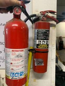 Lot of 2 Nardin Fire Extinguishers