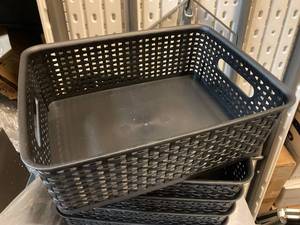 Plastic Weave Baskets