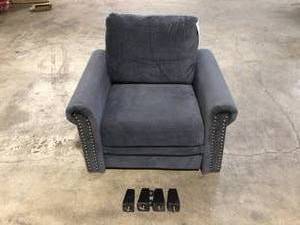Lifestyle Solutions Dark Grey Ashford Collection Armchair- Open Box - Review all pictures