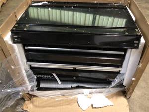 Husky 33 in 4-Drawer Mechanics Cart - Open Box - Review all pictures