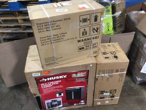 Mix Lot of Husky Drawer Cabinets- Various Models and Conditions - Review all pictures