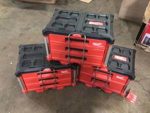 Mix Lot of Pack Out Milwaukee Storage Buildings - Customer returns - Review all pictures