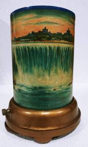 Vintage 1950 Niagra Falls Roto Vue Lamp