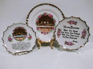 Lords Prayer Plate Set