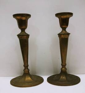 Vintage Brass Candleholders
