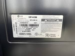 LG 50 Flatscreen TV