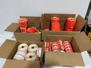 Lot of Sticker Labels