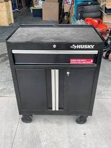Husky Tool Cabinet with Power Strip