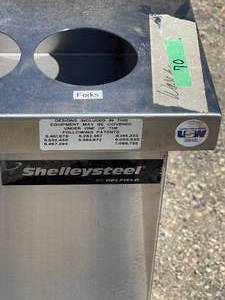 Food Service Tray and Silverware Stand