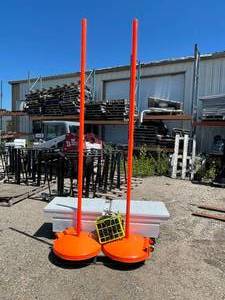 VolleyballTennis Poles and Net