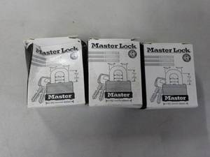 3 Master Locks...