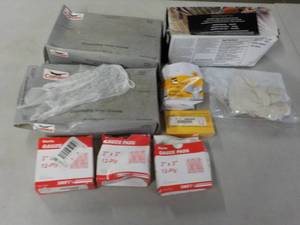 Disposable Gloves and Garage Pads...