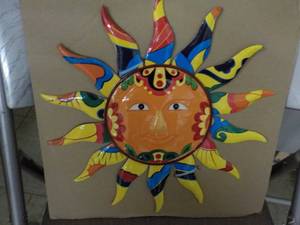 Colorful Metal Sun 13 diameter...