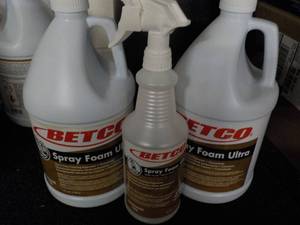 2 Gallon Jugs Betco Spray Foam Ultr...