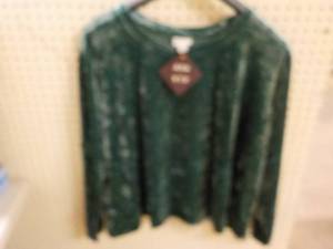 Ava Viv Light Brown Velvety Top siz...