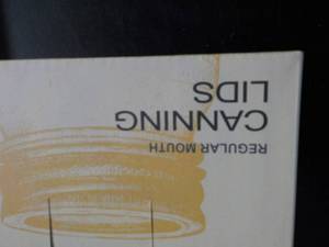 Box of 168 Regular canning lids...