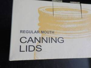 Box of 168 Regular canning lids...
