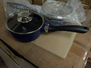 2 - 1.25 qt Ceramic Sauce Pans with...