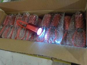 Case of 50 - 4 Red LED Flashlights...