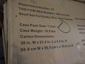 Case of 2 - 38 x 23 x 4 Metal Shelv...