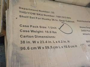 Case of 2 - 38 x 23 x 4 Metal Shelv...