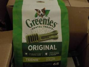 Case of 6 - 18 oz Bags Greenies Tee...