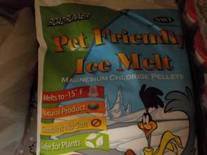 4 Bags pet Friendly Ice Melt...