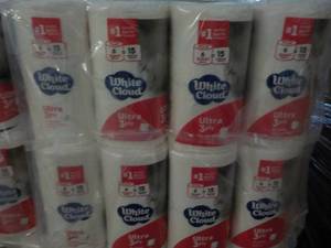 48 rolls White Cloud Ultra 3 ply to...