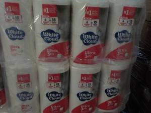 48 rolls White Cloud Ultra 3 ply to...