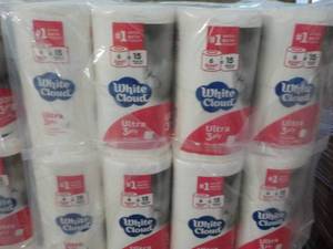 48 rolls White Cloud Ultra 3 ply to...