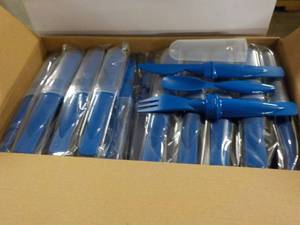 Box of 50 Royal Blue Plastic Culter...