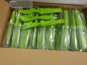 Box of 50 Lime Green Plastic Cutter...