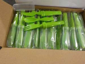 Box of 50 Lime Green Plastic Cutter...