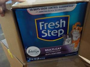3 - 14 lb Boxes Fresh Step Multi Ca...