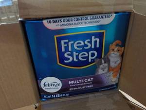 3 - 14 lb Boxes Fresh Step Multi Ca...