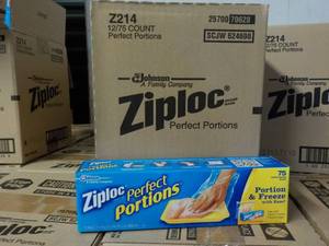Case of 12 Boxes Ziploc Perfect Por...