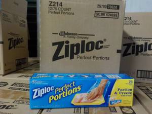 Case of 12 Boxes Ziploc Perfect Por...