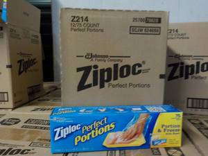 Case of 12 Boxes Ziploc Perfect Por...