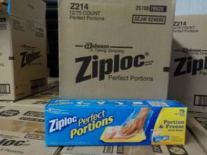 Case of 12 Boxes Ziploc Perfect Por...